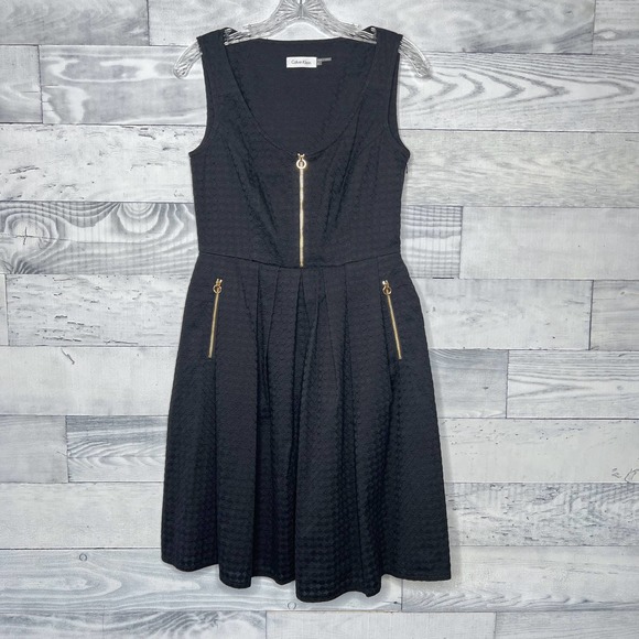 Calvin Klein Dresses & Skirts - Calvin Klein Textured Fit and Flare Dress